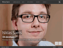 Tablet Screenshot of niklas.saers.com