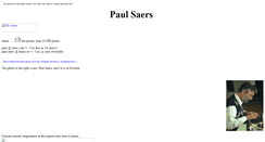 Desktop Screenshot of paul.saers.com