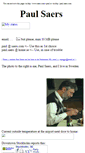 Mobile Screenshot of paul.saers.com